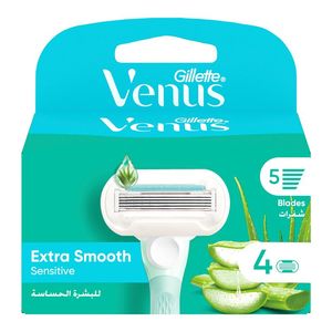 Gillette Venus Extra Smooth Sensitive Razor Cartridges 4 pk
