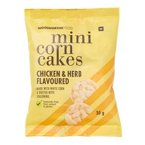 Chicken and Herb Flavoured Mini Corn Cakes 30 g