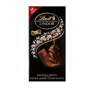 Lindt Lindor Extra Dark Chocolate Slab 100 g