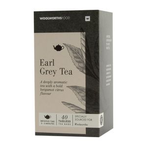Earl Grey Tagless Tea Bags 40 pk