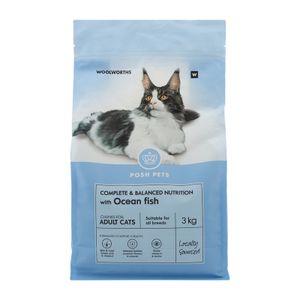 Posh Pets Ocean Fish Chunks Adult Cat Food 3 kg