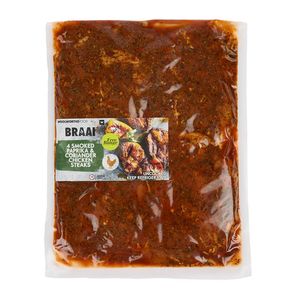 Free Range Smoked Paprika & Coriander Chicken Steaks Avg 700 g