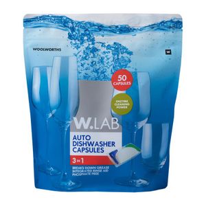 W.Lab 3 in 1 Auto Dishwasher Capsules 50 pcs