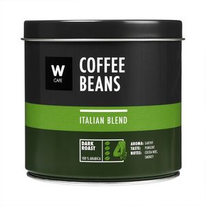 WCafe Italian Coffee Bean in Tin 250 g