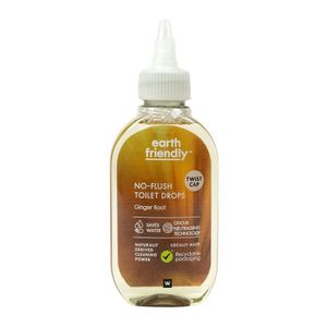 earth friendly? Ginger Root No-Flush Toilet Drops 120 ml