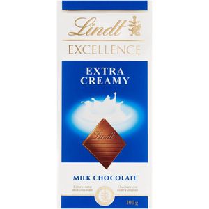 Lindt Excellence Extra Creamy Milk Chocolate Slab 100 g