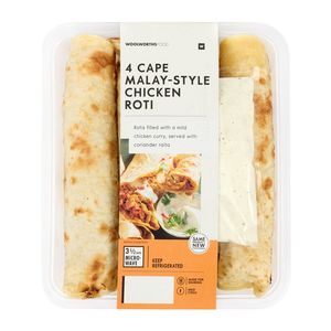 Cape Malay Style Chicken Roti 4 pk