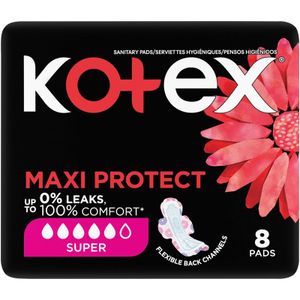 Kotex Maxi Super Wings Pads 8 pk