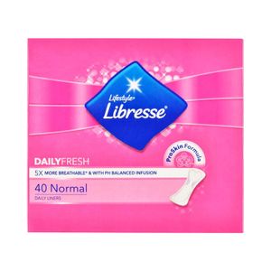 Lifestyle Libresse Daily Fresh Pantyliners 40 pk