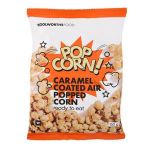 Caramel Coated Air Popped Corn 150 g
