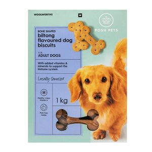 Posh Pets Biltong Flavoured Adult Dog Biscuits 1 kg