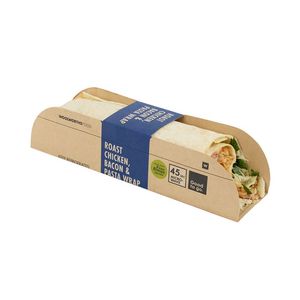 Roast Chicken, Bacon & Pasta Wrap