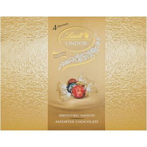 Lindt Lindor Assorted Chocolate Truffles in Gold Box 250 g