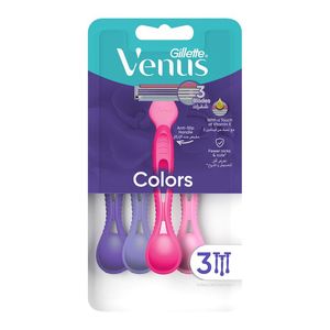 Gillette Venus Colors Disposable Razors 3 pk