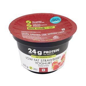 High Protein Lactose Free Low Fat Strawberry Yoghurt 200 g