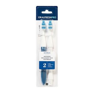 OralFreshPro Whitening Medium Replacement Head Toothbrush 4 pcs