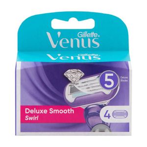 Gillette Venus Deluxe Smoooth Swirl Razor Cartridges 4 pk