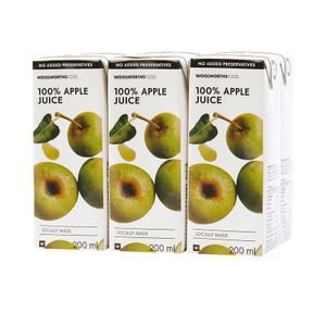 100 % Apple Fruit Juice 6 x 200 ml