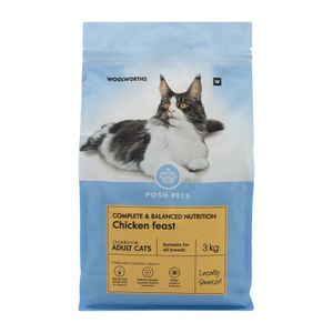 Posh Pets Chicken Feast Adult Cat Food 3 kg