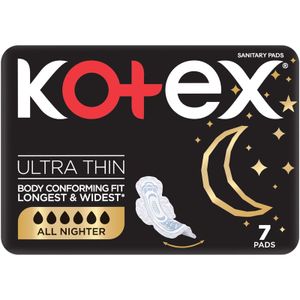 Kotex All Nighter Ultra Sanitary Pads 7 pk