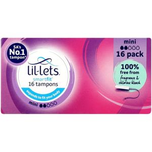 Lil-lets Smartfit Mini Tampons 16 Pcs