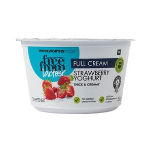 Lactose Free Full Cream Ayrshire Strawberry Yoghurt 150 g