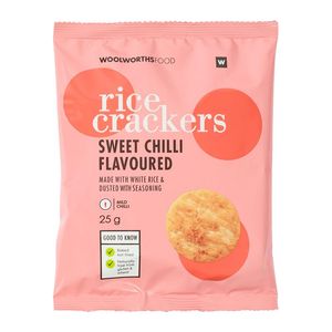 Sweet Chilli Flavoured Rice Crackers 25 g