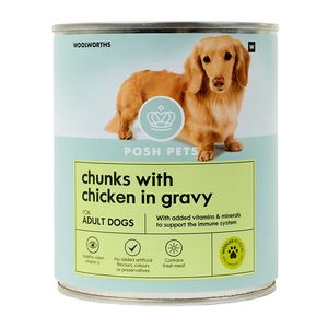 Posh Pets Complete and Balanced Meal Chunks with Chicken in Gravy 775 g