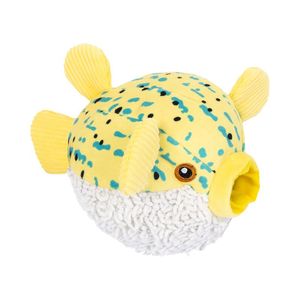 P.L.A.Y. Sea Creatures Puffer Fish Plush Dog Toy