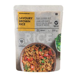 Fully Cooked Savoury Brown Rice 250 g