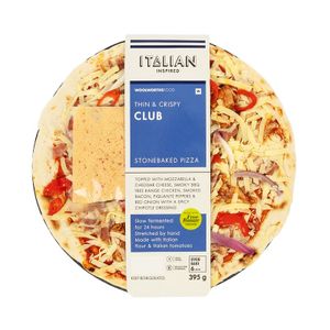 Stonebaked Thin & Crispy Club Pizza 395 g