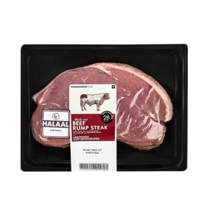 Halaal Matured Thick-Cut Beef Rump Steak Avg 700 g