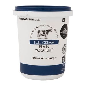 Ayrshire Full Cream Plain Yoghurt 500 g