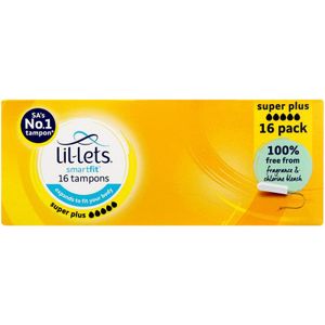 Lil-lets Smartfit Super Plus Tampons 16 Pcs