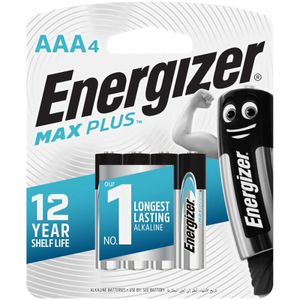 Energizer Max Plus AAA Batteries 4 pk