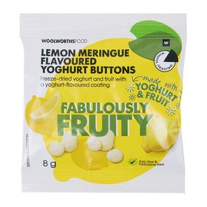 Fabulously Fruity Lemon Meringue Yoghurt Buttons 8 g