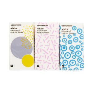White Luxury Soft Triple Ply Pocket Tissues 9 x 10 pk