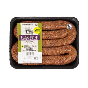 Halaal Free Range Dhania Lamb Sausage Avg 500 g