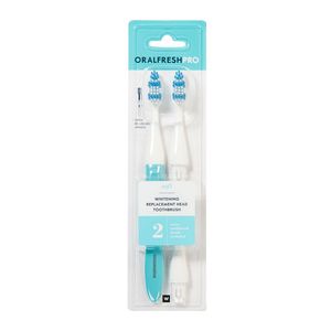 OralFreshPro Whitening Soft Replacement Head Toothbrush 4 pcs
