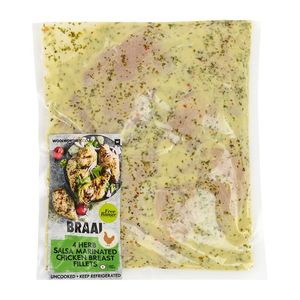 Herb Salsa Marinated Free Range Chicken Breast Fillets Avg 750 g
