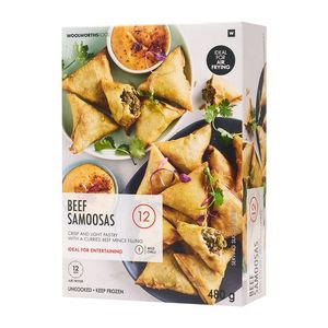 Frozen Beef Samoosas 12 pk