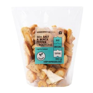 Sea Salt & Black Pepper Croutons 180 g