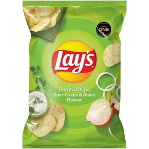 Lays Sour Cream and Onion Potato Chips 36 g
