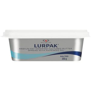 Lurpak? Medium Fat Modified Cultured Butter Spread 250 g