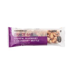 Cashew, Blueberry and Cranberry Brittle Bar 50 g