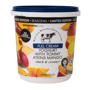 Full Cream Ayrshire Yoghurt with Tommy Atkins Mango 1 kg
