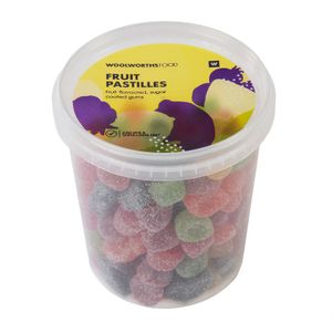 Fruit Pastilles Bulk Tub 600 g