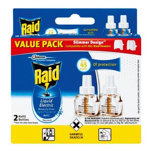 Raid Liquid Electric Odourless Mosquito Killer Refill 2 pcs