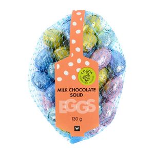 Easter Mini Milk Chocolate Solid Eggs 130 g