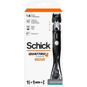 Schick Quattro Titanium Freestyle Razor and Trimmer 3 pk
